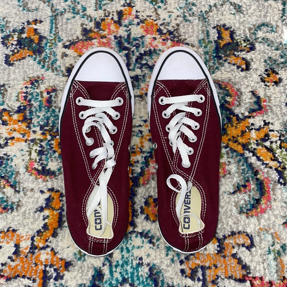 Maroon Converse